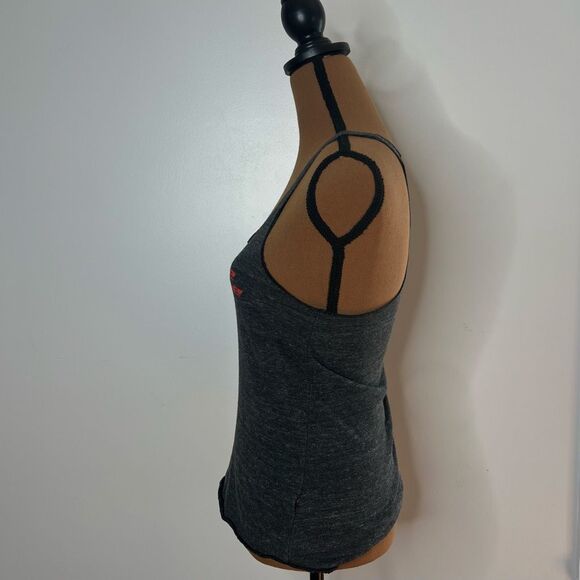 Supreme Marine Scoop Neck Racerback Tank Top Dark Heathered Gray, Women’s XS/S - Picture 3 of 7